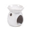 Eden Ceramic Simple White Oil Burner - Oil Burners & Wax Melt Burners