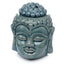 Eden Crackle Glaze Thai Buddha Head Ceramic Oil Burner - Oil Burners & Wax Melt Burners