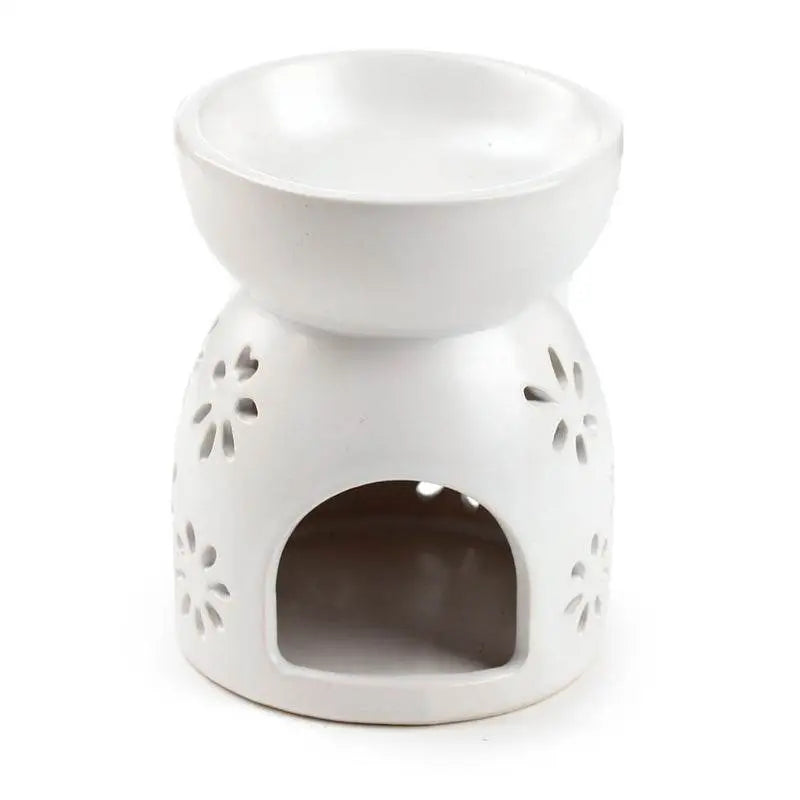 Eden Daisy Cut Out Ceramic Oil & Wax Melt Burner - Oil Burners & Wax Melt Burners