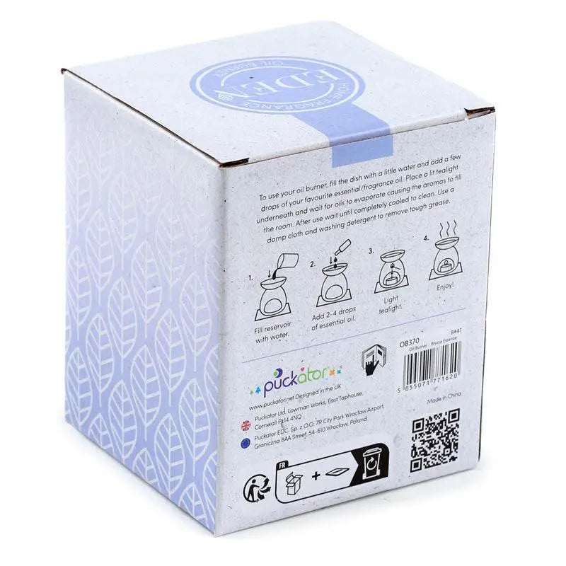 Eden Daisy Cut Out Ceramic Oil & Wax Melt Burner - Oil Burners & Wax Melt Burners