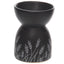 Eden Grass Design Black Ceramic Oil & Wax Melt Burner - Oil Burners & Wax Melt Burners