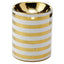 Eden Metallic Gold Stripe Ceramic Mini Oil Burner