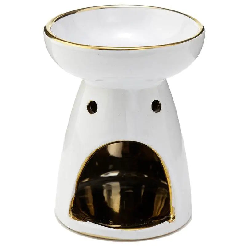 Eden Metallic Gold Tree Ceramic Oil & Wax Melt Burner - Oil Burners & Wax Melt Burners
