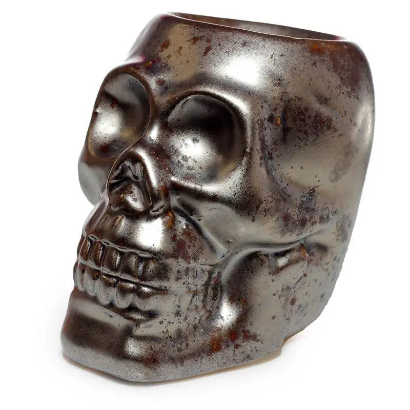 Eden Mini Ceramic Skull Oil Burner - Oil Burners & Wax Melt Burners