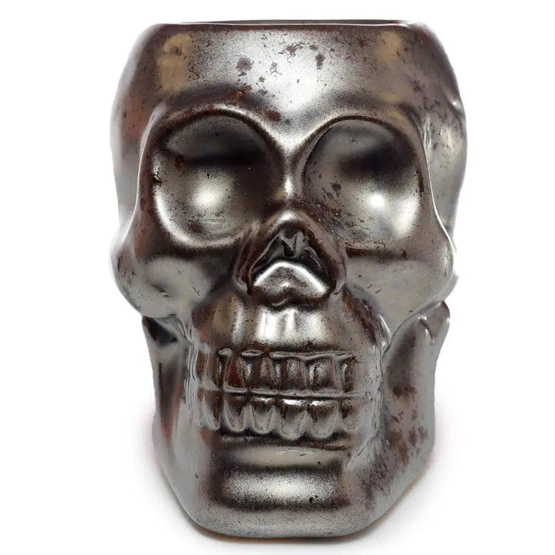 Eden Mini Ceramic Skull Oil Burner - Oil Burners & Wax Melt Burners