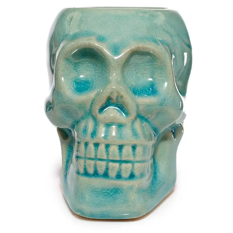 Eden Mini Ceramic Skull Oil Burner - Oil Burners & Wax Melt Burners