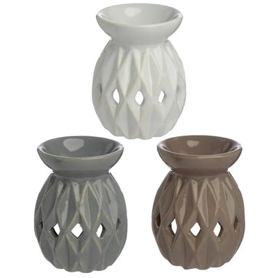 Eden Origami Style Ceramic Oil & Wax Melt Burner - Oil Burners & Wax Melt Burners