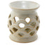 Eden Scallop Cut out Ceramic Oil Burner - Oil Burners & Wax Melt Burners