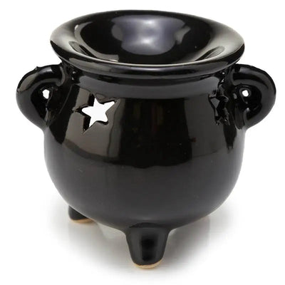 Eden Small Black Cauldron Oil Burner - Oil Burners & Wax Melt Burners