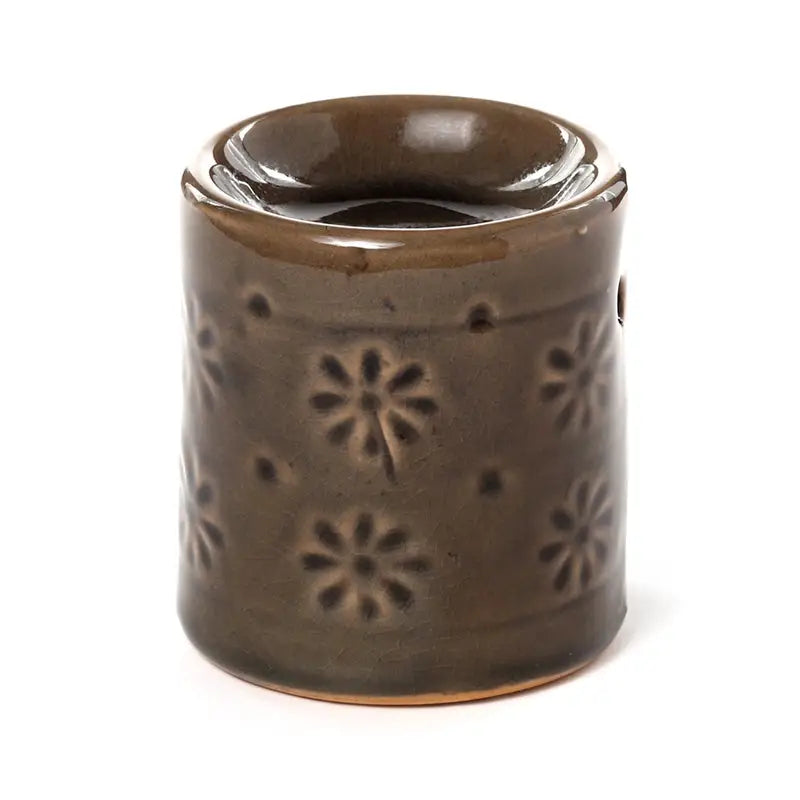 Eden Small Embossed Flower Oil Burner