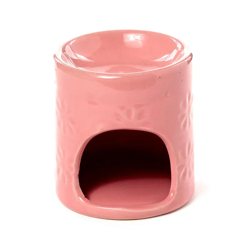 Eden Small Embossed Flower Oil Burner