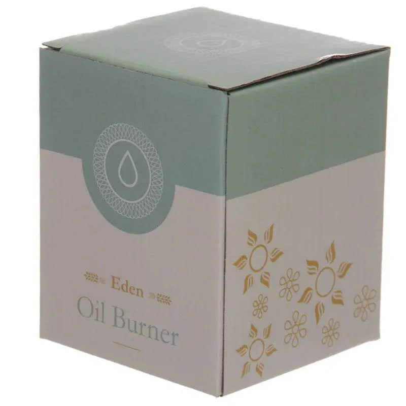 Eden White Tear Drop Ceramic Oil & Wax Melt Burner - Oil Burners & Wax Melt Burners