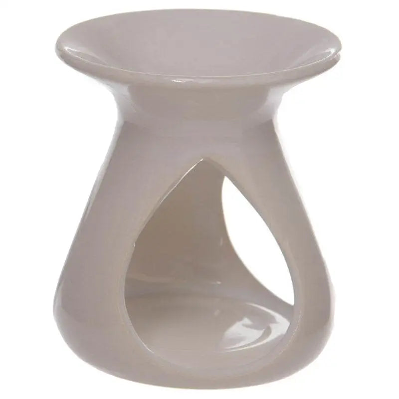Eden White Tear Drop Ceramic Oil & Wax Melt Burner - Oil Burners & Wax Melt Burners