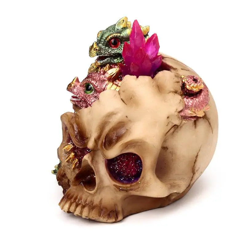 Elements Baby Dragon LED Crystal Skull - Dragon Gifts