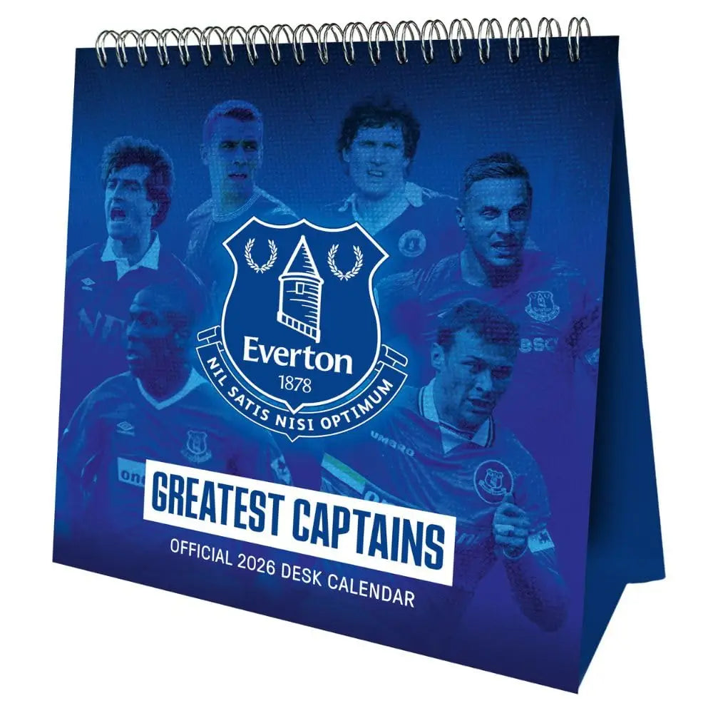 Everton FC Desktop Calendar 2026