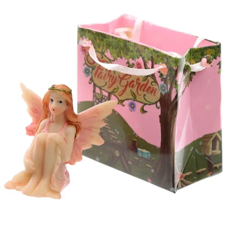 Flower Fairy Garden Fairy in a Mini Gift Bag - Fairy Gifts & Figurines