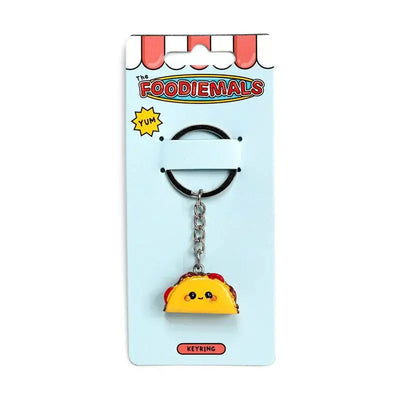 Foodiemals Frida the Taco Keyring - Fast Food