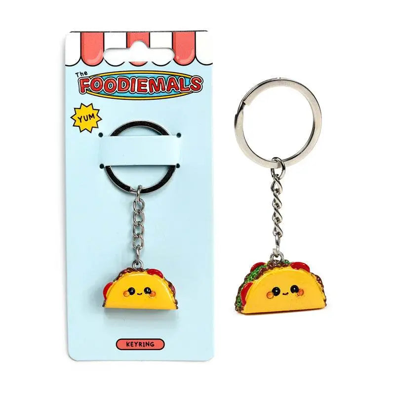 Foodiemals Frida the Taco Keyring - Fast Food