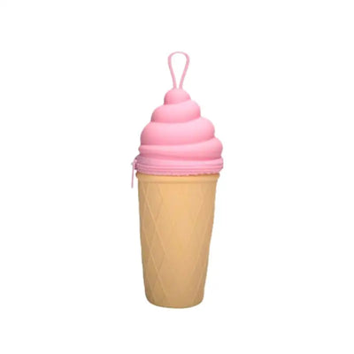 Foodiemals Ice Cream Shaped Silicone Pencil Case - Fast Food