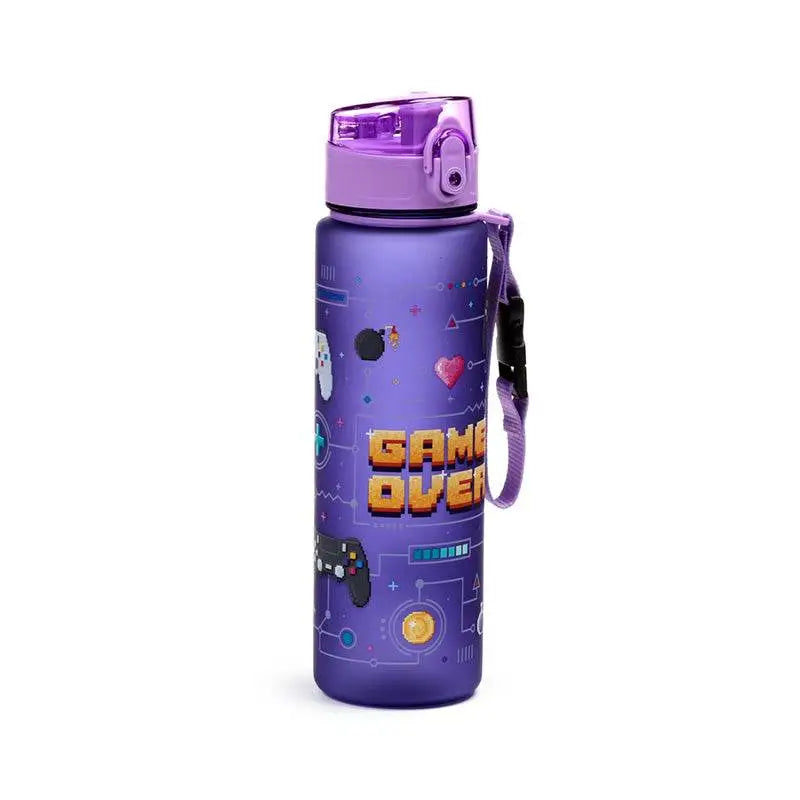 Game Over Pop Top 600ml Shatterproof Bottle - Water Bottles & Flasks