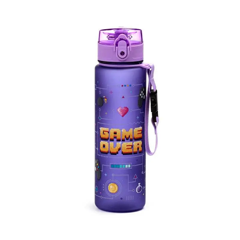 Game Over Pop Top 600ml Shatterproof Bottle - Water Bottles & Flasks