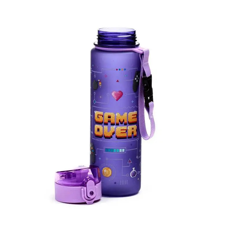 Game Over Pop Top 600ml Shatterproof Bottle - Water Bottles & Flasks