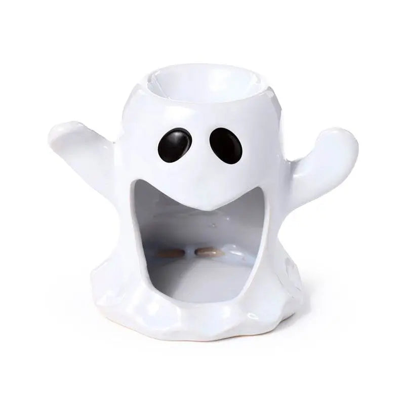 Ghost Shaped Ceramic Oil & Wax Melt Burner - Halloween Gifts & Decorations