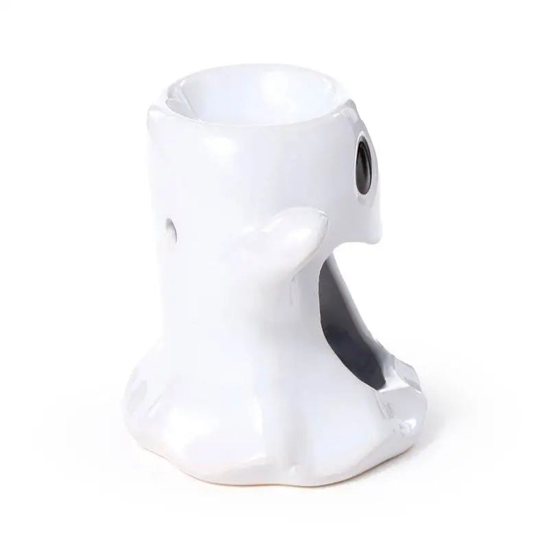 Ghost Shaped Ceramic Oil & Wax Melt Burner - Halloween Gifts & Decorations