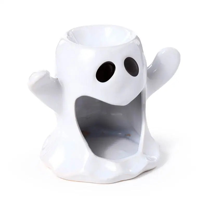 Ghost Shaped Ceramic Oil & Wax Melt Burner - Halloween Gifts & Decorations