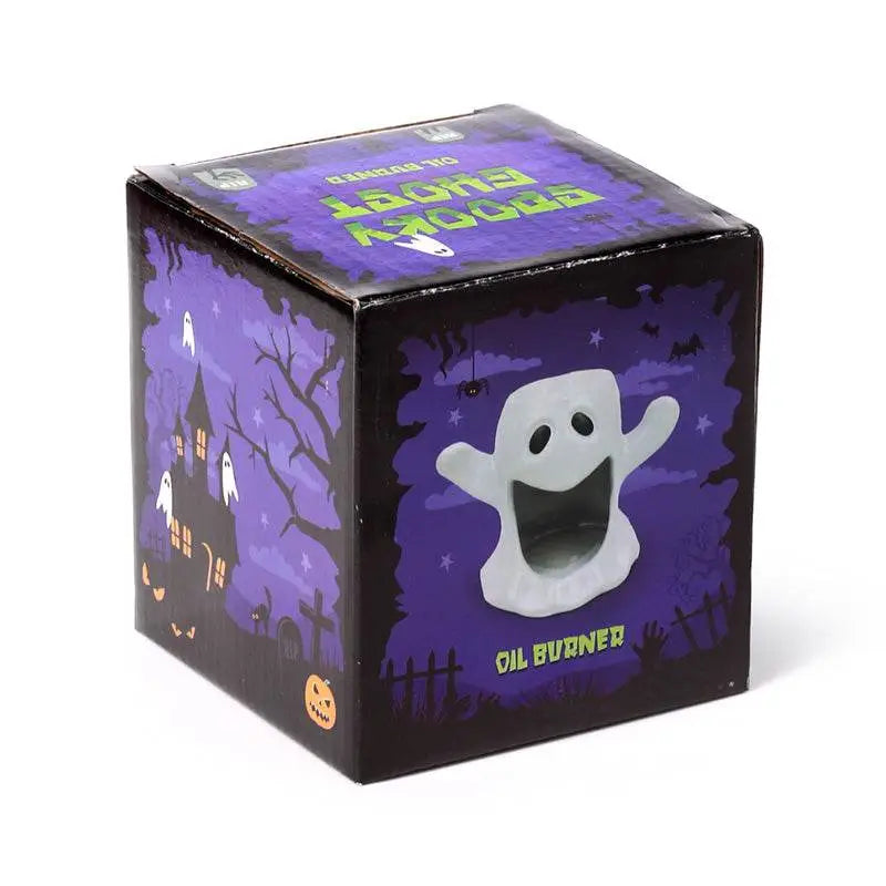 Ghost Shaped Ceramic Oil & Wax Melt Burner - Halloween Gifts & Decorations