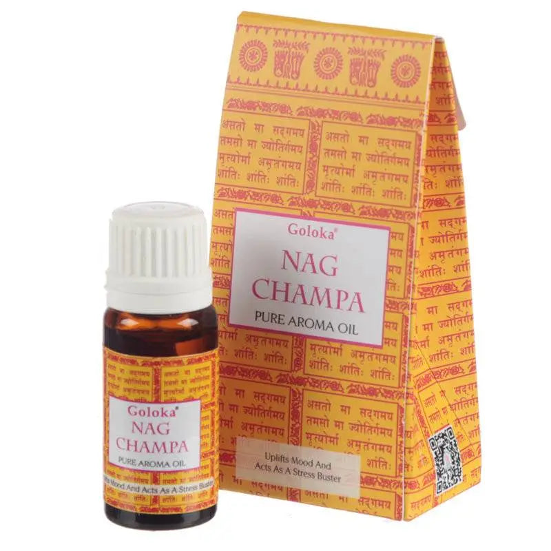 Goloka Aroma Oil Nag Champa 10ml - Fragrance Oils