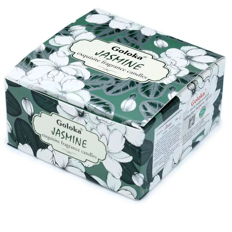 Goloka Jasmine Wax Candle Tin - Candles & Candle Holders