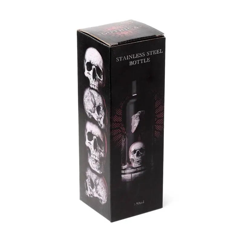 Gothica Hot & Cold Drinks Bottle 530ml - Gothic Fantasy Skulls & Skeletons