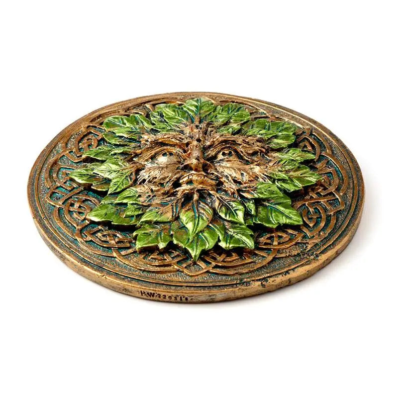 Greenman Round Ashcatcher Incense Burner - Incense Burners & Ash Catchers