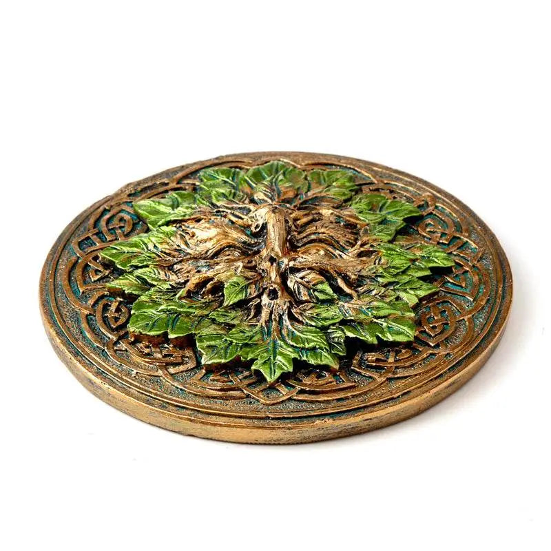 Greenman Round Ashcatcher Incense Burner - Incense Burners & Ash Catchers
