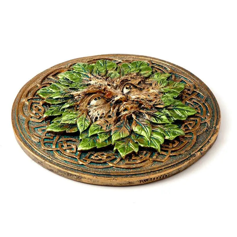 Greenman Round Ashcatcher Incense Burner - Incense Burners & Ash Catchers