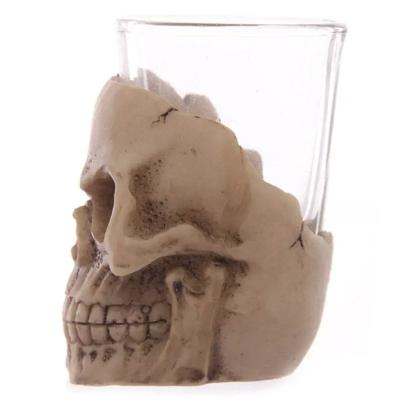 Gruesome Skull Mini Shot Glass - Gothic Fantasy Skulls & Skeletons