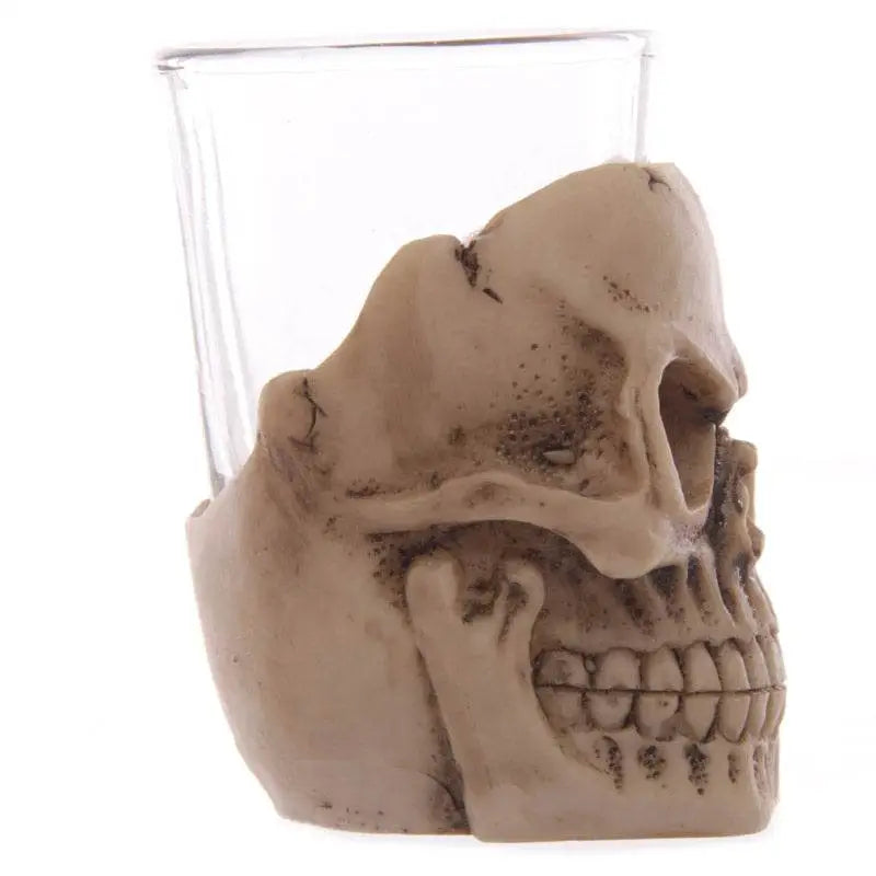Gruesome Skull Mini Shot Glass - Gothic Fantasy Skulls & Skeletons