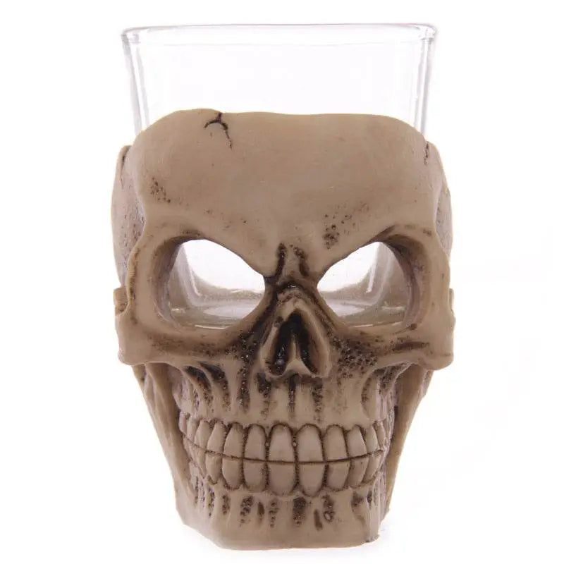 Gruesome Skull Mini Shot Glass - Gothic Fantasy Skulls & Skeletons