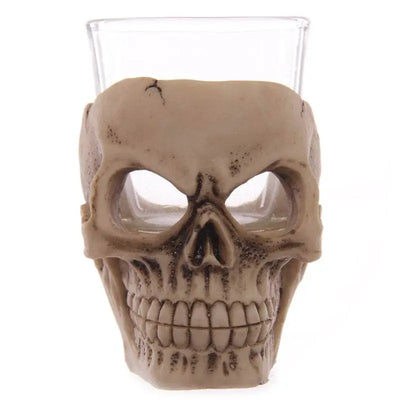 Gruesome Skull Mini Shot Glass - Gothic Fantasy Skulls & Skeletons