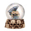 Gruesome Skull Snow Globe with Animals - Gothic Fantasy Skulls & Skeletons