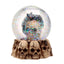 Gruesome Skull Snow Globe with Animals - Gothic Fantasy Skulls & Skeletons
