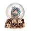 Gruesome Skull Snow Globe with Animals - Gothic Fantasy Skulls & Skeletons