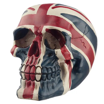 Gruesome Union Jack Skull Decoration - Gothic Fantasy Skulls & Skeletons