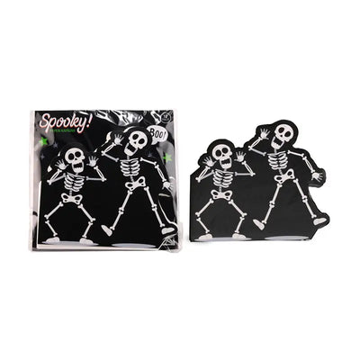 Halloween Skeleton Pack of 12 3ply Paper Party Napkins - Kitchen Decorations & Accessories