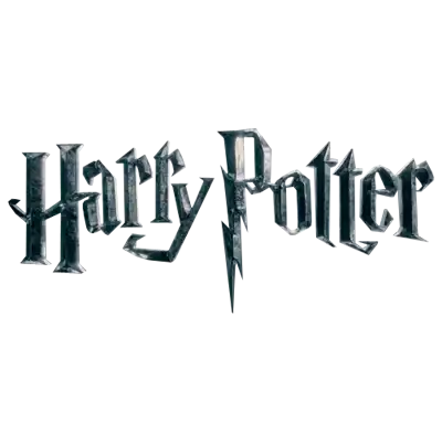 Harry potter logo sticker.