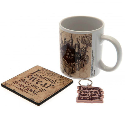 Harry Potter Mug & Coaster Set Marauders Map - Gift Arch