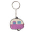 Home is Where You Park It Caravan PVC Key Cover Keyring - Keyrings & Key Chains