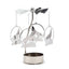 Howling Wolf Rotating Carousel Spinning Tea Light Candle Holder - Candles & Candle Holders