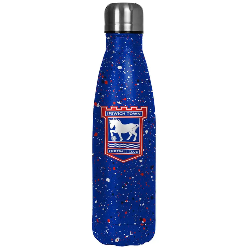 Ipswich Town FC Paint Splatter Thermal Flask